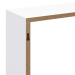 vidaXL Étagères murales sous forme de cube 3 Pièces Blanc MDF