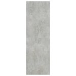 Vidaxl bibliothèque gris béton 40 x 24 x 75 cm aggloméré