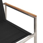 vidaXL Chaises de salle à manger 2 Pièces Gris 60x56x85 cm Bois massif d'acacia