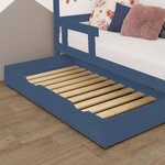 Tiroir de lit 120 x 160 avec sommier BUDDY - bleu marine
