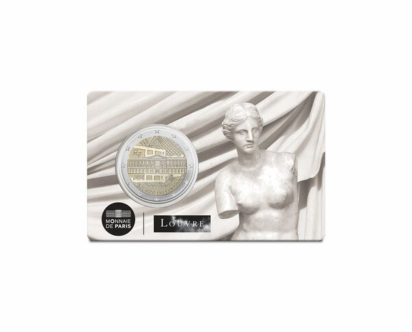 Musée du Louvre - La Vénus de Milo - Monnaie de 2€ commémorative