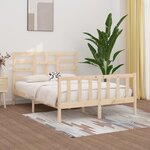 vidaXL Cadre de lit sans matelas 160x200 cm bois massif de pin