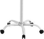 Chevalet de conférence sur roulettes réglable en hauteur 60 x 90 cm 2 bras extensibles magnétique effaçable incluant marqueurs aimants éponge paperboard tableau magnétique blanc 01_0000172