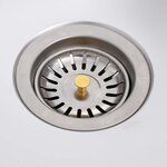 vidaXL Évier de camping Seul lavabo avec robinet Acier inoxydable