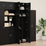 Armoire de rangement vidaXL Chêne noir 70x42 5x225 cm Bois d'ingénierie