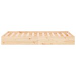 vidaXL Cadre de lit sans matelas bois massif 90x200 cm
