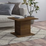 vidaXL Table basse chêne marron 55 5x55 5x40 cm bois d'ingénierie