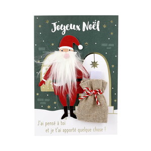 Carte de voeux - fêtes de fin d'année - joyeux noël - j'ai pensé à toi