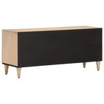 vidaXL Meuble TV 105x33x46 cm Bois massif de manguier