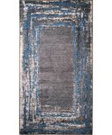 Tapis d'intérieur RING 80 x 150 cm - Bleu