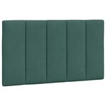 vidaXL Lit avec matelas vert foncé 90x190 cm velours