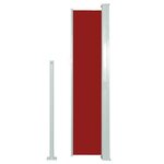vidaXL Auvent latéral rétractable 140 x 300 cm Rouge