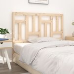 vidaXL Tête de lit 140 5x4x100 cm Bois massif de pin