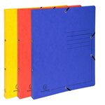 Classeur 2 Anneaux 15mm Carte Lustrée Imprimée - A4 - Couleurs Assorties - X 2 - Exacompta