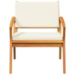Chaises de jardin vidaXL 2 Pièces 59 5x70 5x72 5 cm En bois d'acacia massif