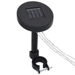 vidaXL Tonnelle avec moustiquaire et lumières LED 4x3x2 73 m Crème