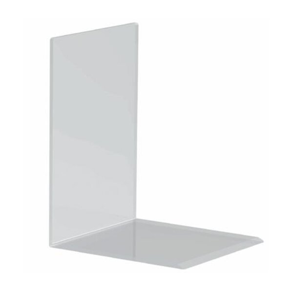 Lot de 2 Serre-livres en Acrylique 16 x 15 x 21 cm Transparent MAUL