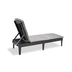 Keter Chaise longue avec coussin Jaipur Graphite