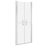 vidaXL Porte de douche ESG dépoli 91x190 cm