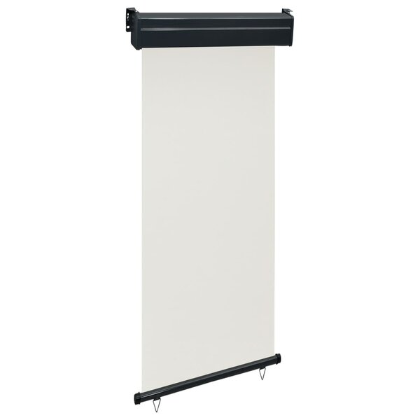vidaXL Auvent latéral de balcon 85x250 cm Crème