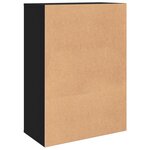 vidaXL Buffets 2 Pièces noir 60x31x84 cm bois d'ingénierie