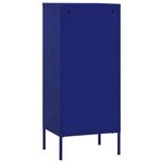 vidaXL Armoire de rangement Bleu marine 42 5x35x101 5 cm Acier