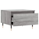 vidaXL Tables basses 2 Pièces sonoma gris 50x46x35 cm bois d'ingénierie