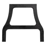 vidaXL Pied de table basse 2 Pièces Cadre en A Fonte