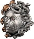 Pièce de monnaie en Argent 5 Dollars g 93.3 (3 oz) Millésime 2024 MEDUSA