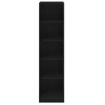 Armoire vidaXL Noire Chêne 50x50x200 cm en Bois d'ingénierie