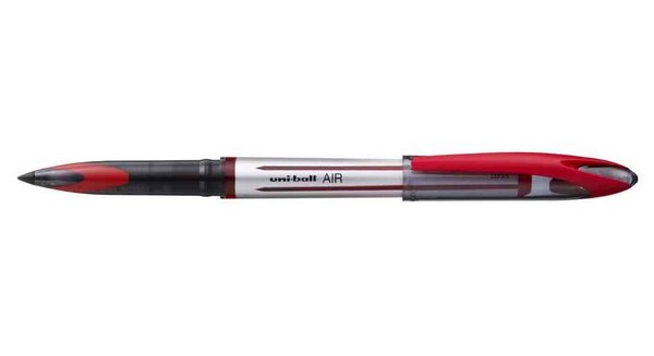 Roller encre liquide AIR UB188 Toutes Positions Pte moyenne Rouge UNI-BALL