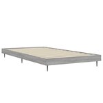 vidaXL Cadre de lit sonoma gris 100x200 cm bois d'ingénierie