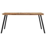 vidaXL Table à manger 169x98 5x76 cm bois massif de teck