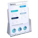 Distributeur De Prospectus 1 Compartiment A4 - Cristal - X 10 - Exacompta