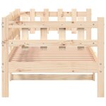 vidaXL Lit de jour sans matelas 80x200 cm bois de pin massif