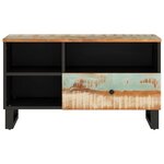 vidaXL Meuble TV 80x33x46 cm bois de récupération et d'ingénierie