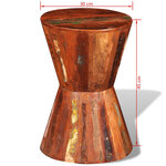 vidaXL Tabouret Bois de récupération massif