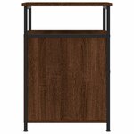 vidaXL Tables de chevet 2Pièces Chêne marron 40x42x60cm Bois d'ingénierie