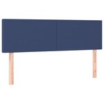 vidaXL Tête de lit à LED Crème 144x5x78/88 cm Tissu