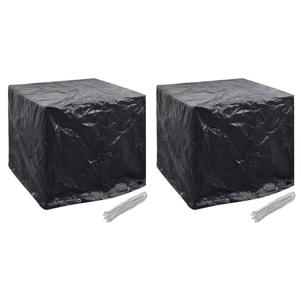 vidaXL Housse de réservoir d'eau de jardin 2Pièces 8 œillet 116x100x120cm