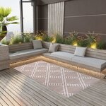 vidaXL Tapis d'extérieur Marron 120x180 cm PP