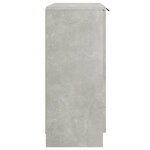 vidaXL Buffet Gris béton 60x30x70 cm Bois d'ingénierie
