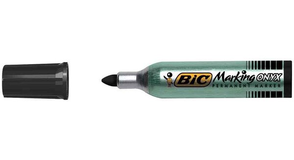 Marqueur Permanent MARKING ONYX 1482 Pte Ogive Trait 1,5 mm Noir BIC