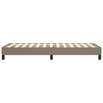 vidaXL Cadre de lit Taupe 80x200 cm Tissu