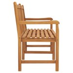 vidaXL Banc de jardin 180 cm bois de teck solide