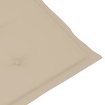 vidaXL Chaises inclinables de jardin lot de 2 et coussins Bois acacia
