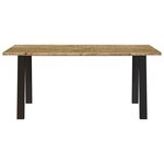 vidaXL Table à manger 150x90x75 cm bois d'acacia solide