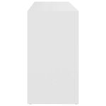 vidaXL Banc à chaussures Blanc 103x30x54 5 cm Bois d’ingénierie