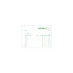 Manifolds Factures 10 5x13 5cm - 50 Feuillets Dupli - Sous Film Par Lot De 5 - Motif  - X 40 - Exacompta