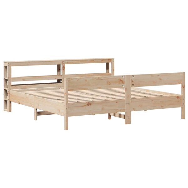 vidaXL Cadre de lit sans matelas 180x200 cm bois massif de pin